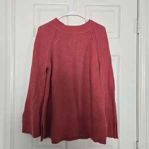 LOFT Women's Cowl Neck Sweater in Rich Red